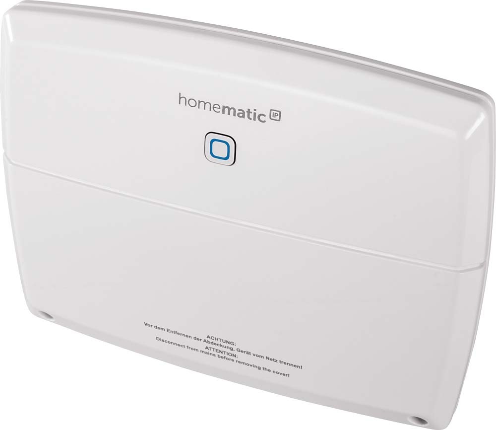 Homematic IP Smart Home Rollladenaktor HmIP-BROLL-2 für Markenschalter, auch für Markisen geeignet & HMIP-HAP Access Point