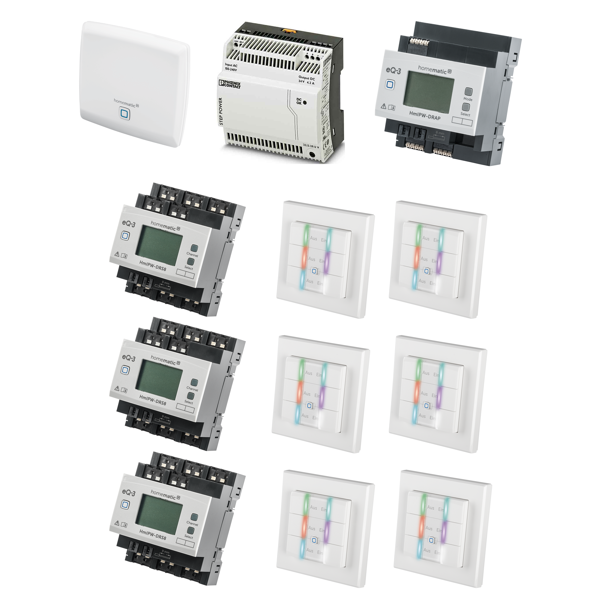 Homematic IP Ersatzleitungen HmIPW-FIO6, HmIP-FCI6