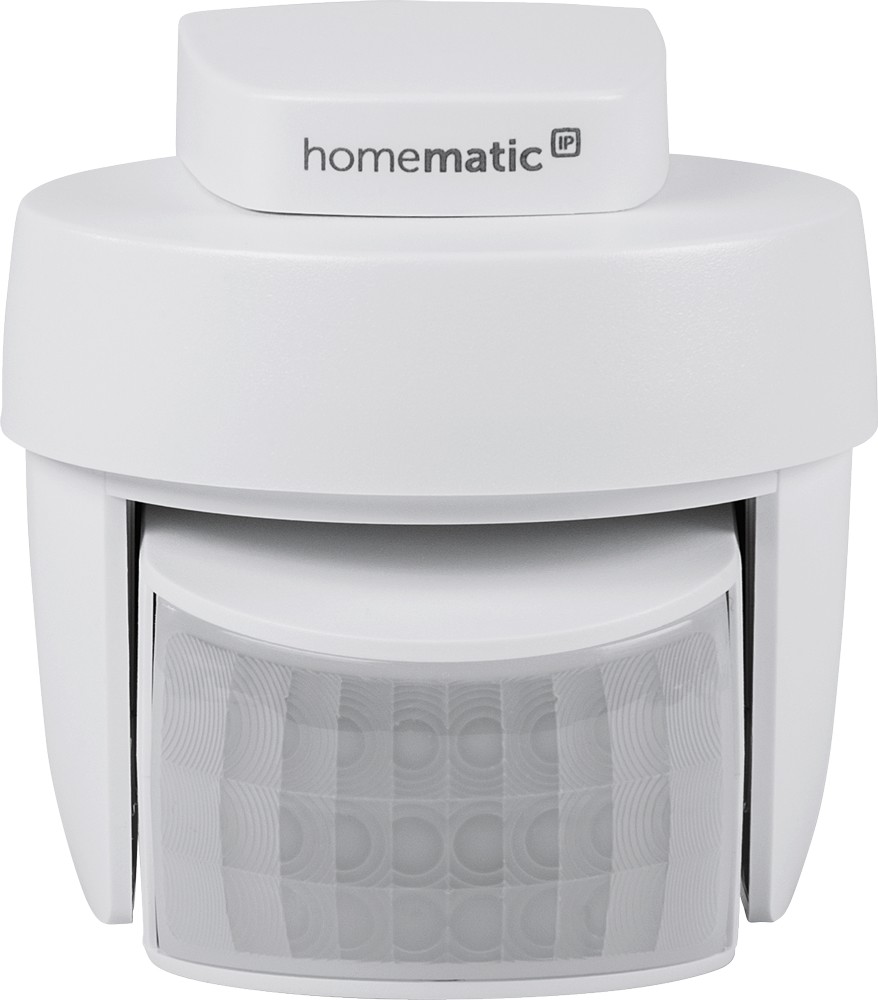 Homematic IP Smart Home Bewegungsmelder HmIP-SMO-2 mit Dämmerungssensor – außen, weiß