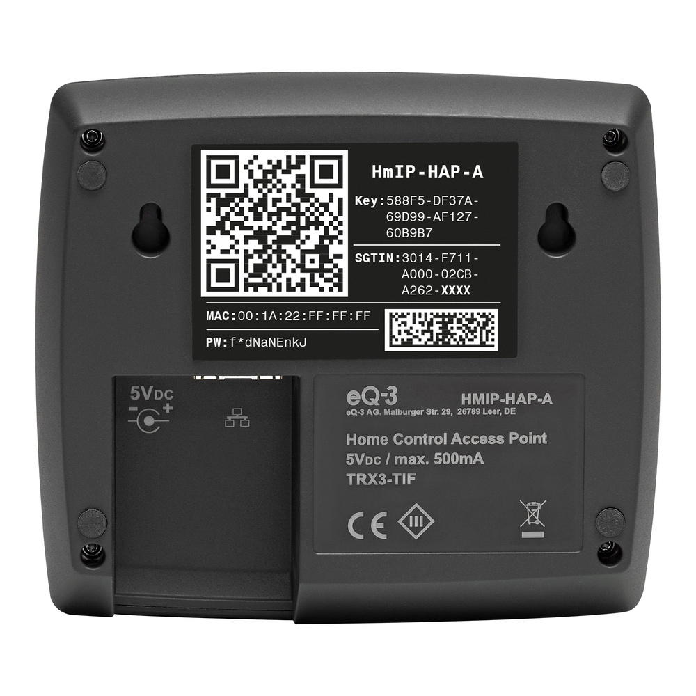 Homematic IP Smart Home Access Point HmIP-HAP-A, anthrazit