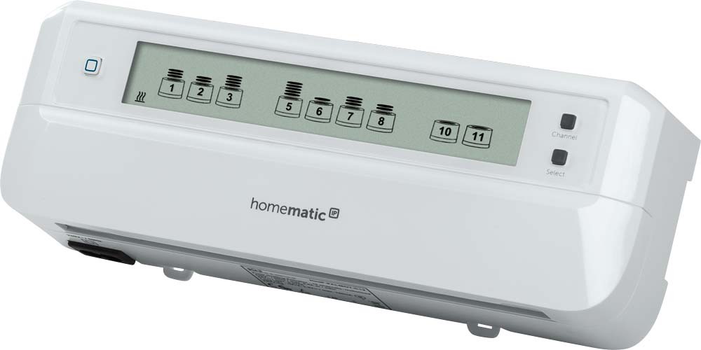 Homematic IP Smart Home Set Fußbodenheizungssteuerung für 4 Räume