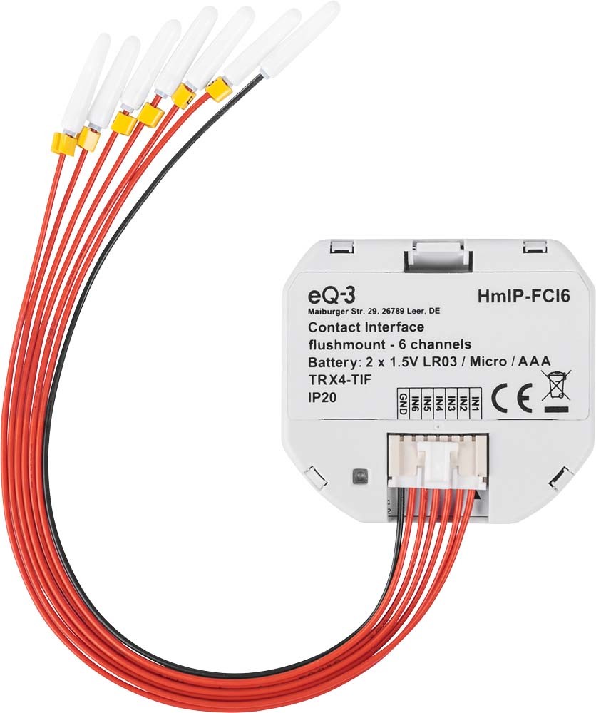 Homematic IP Smart Home Kontakt-Schnittstelle HmIP-FCI1, Unterputz, 1-fach