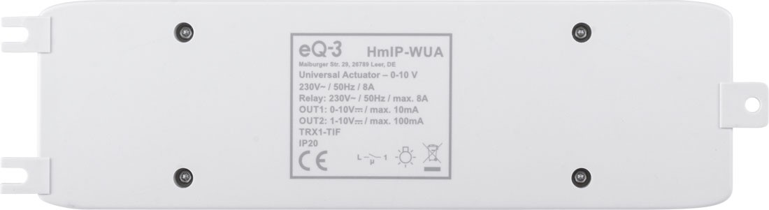 Homematic IP Smart Home Universalaktor – 0-10 V HmIP-WUA