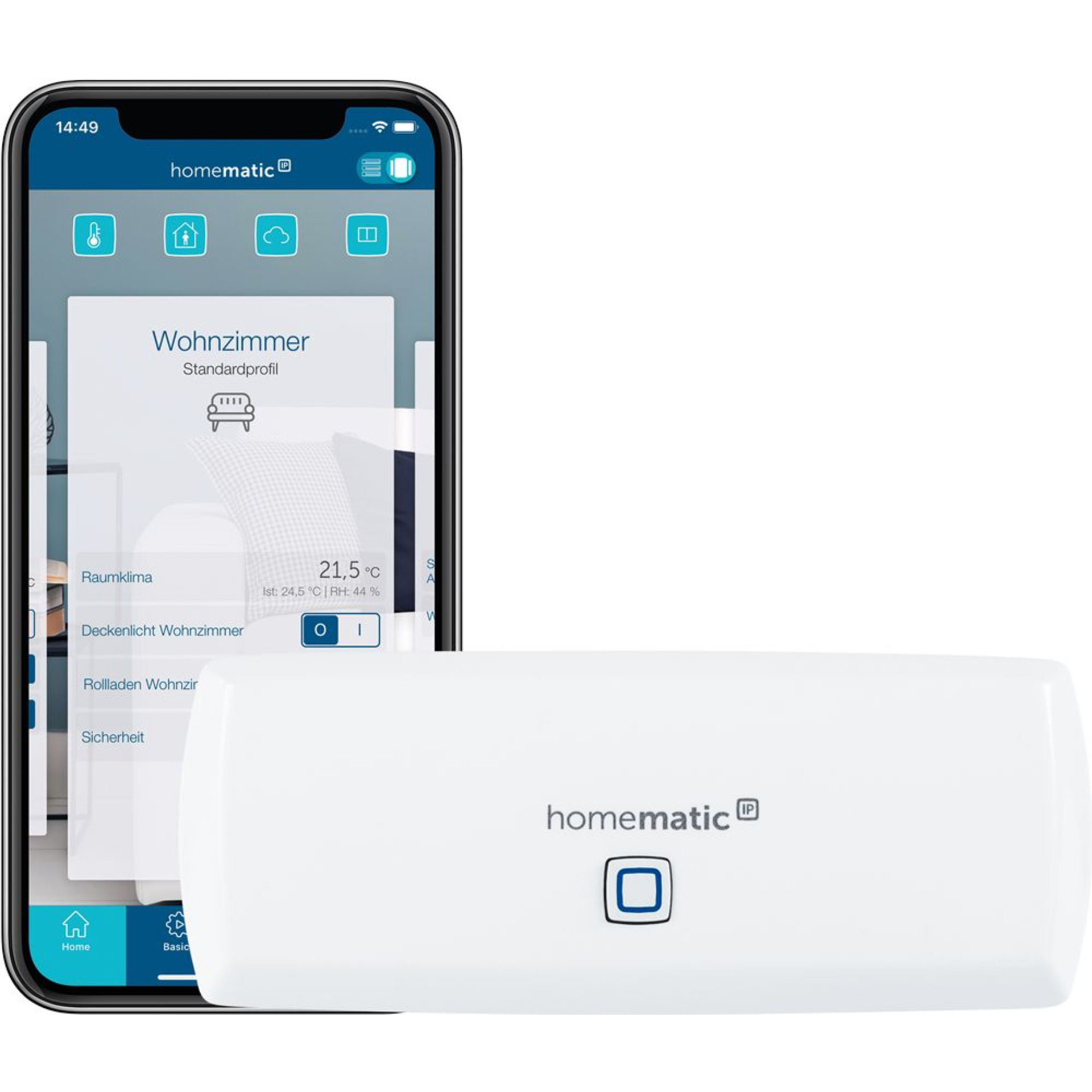 Homematic IP Smart Home Tischaufsteller HmIP-DS55 für batterieversorgte Geräte im 55er-Format