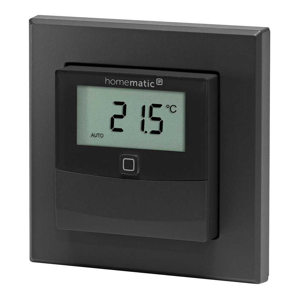 Homematic IP Smart Home Temperatur- und Luftfeuchtigkeitssensor HmIP-STHD mit Display, innen