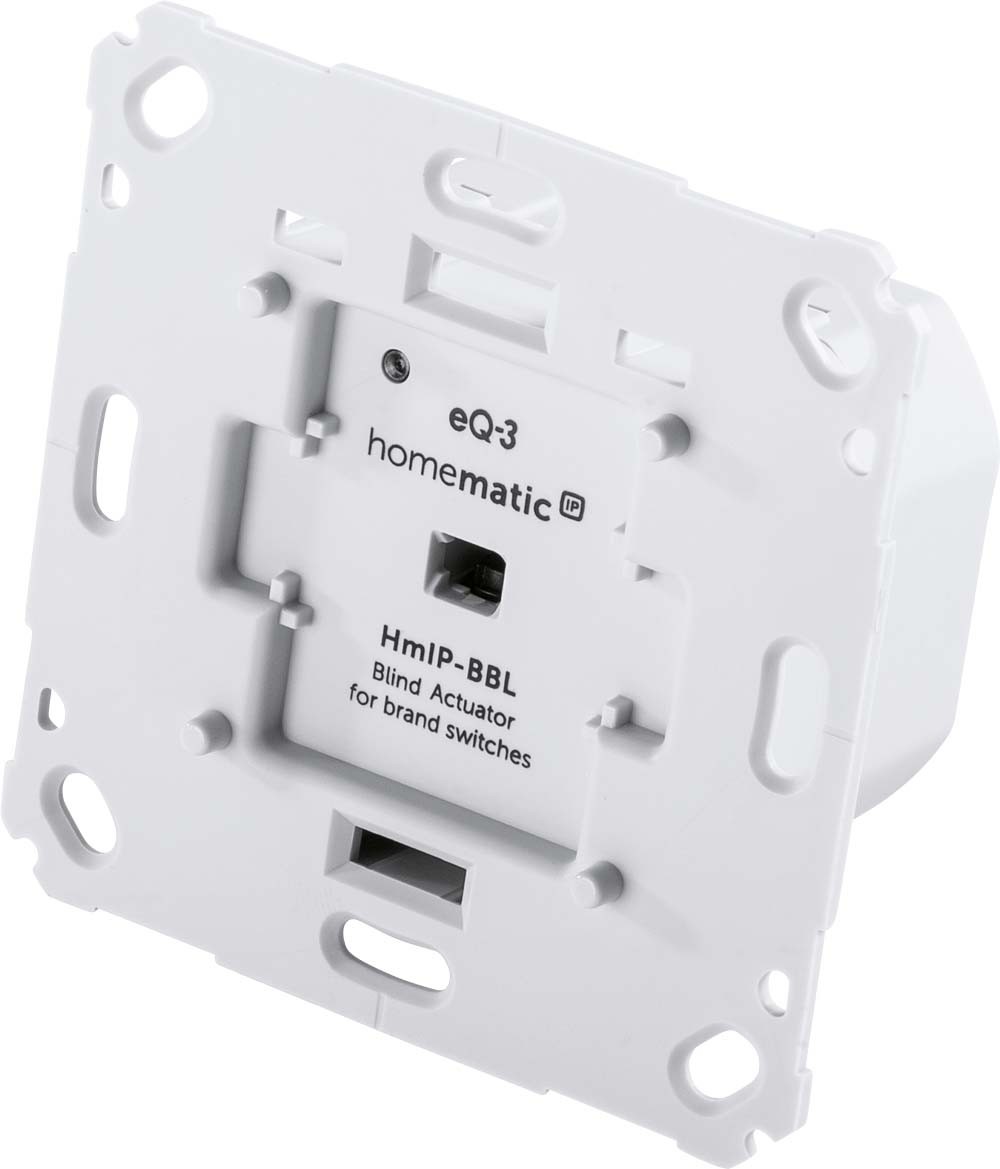 Homematic IP Smart Home Jalousieaktor für Markenschalter HmIP-BBL-2 (VE6)