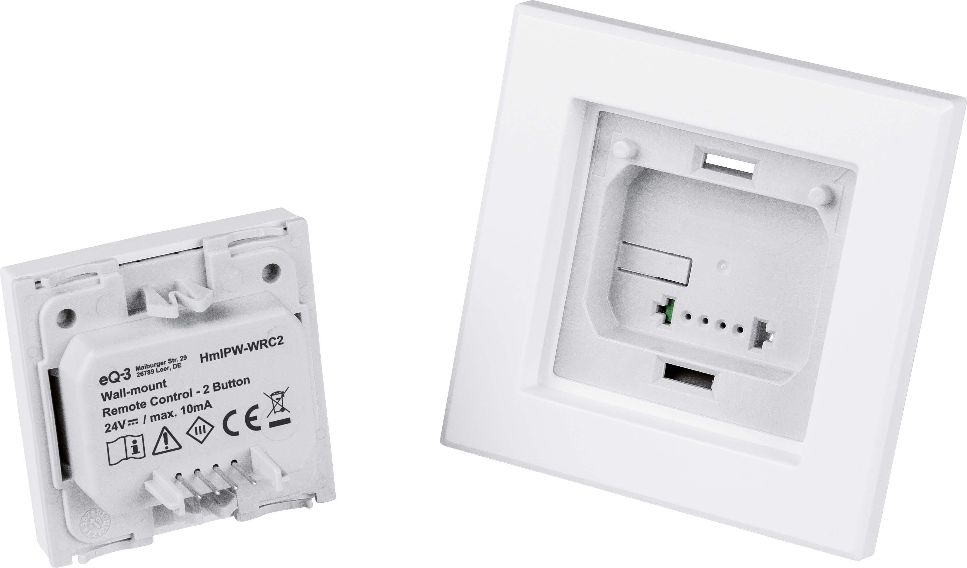 Homematic IP Wired Smart Home Wandtaster HmIPW-WRC2, 2-fach