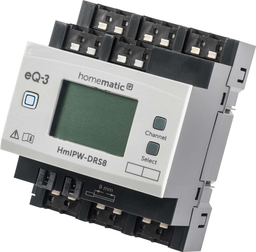 Homematic IP Wired Smart Home 8-fach-Schaltaktor HmIPW-DRS8, VDE zertifiziert