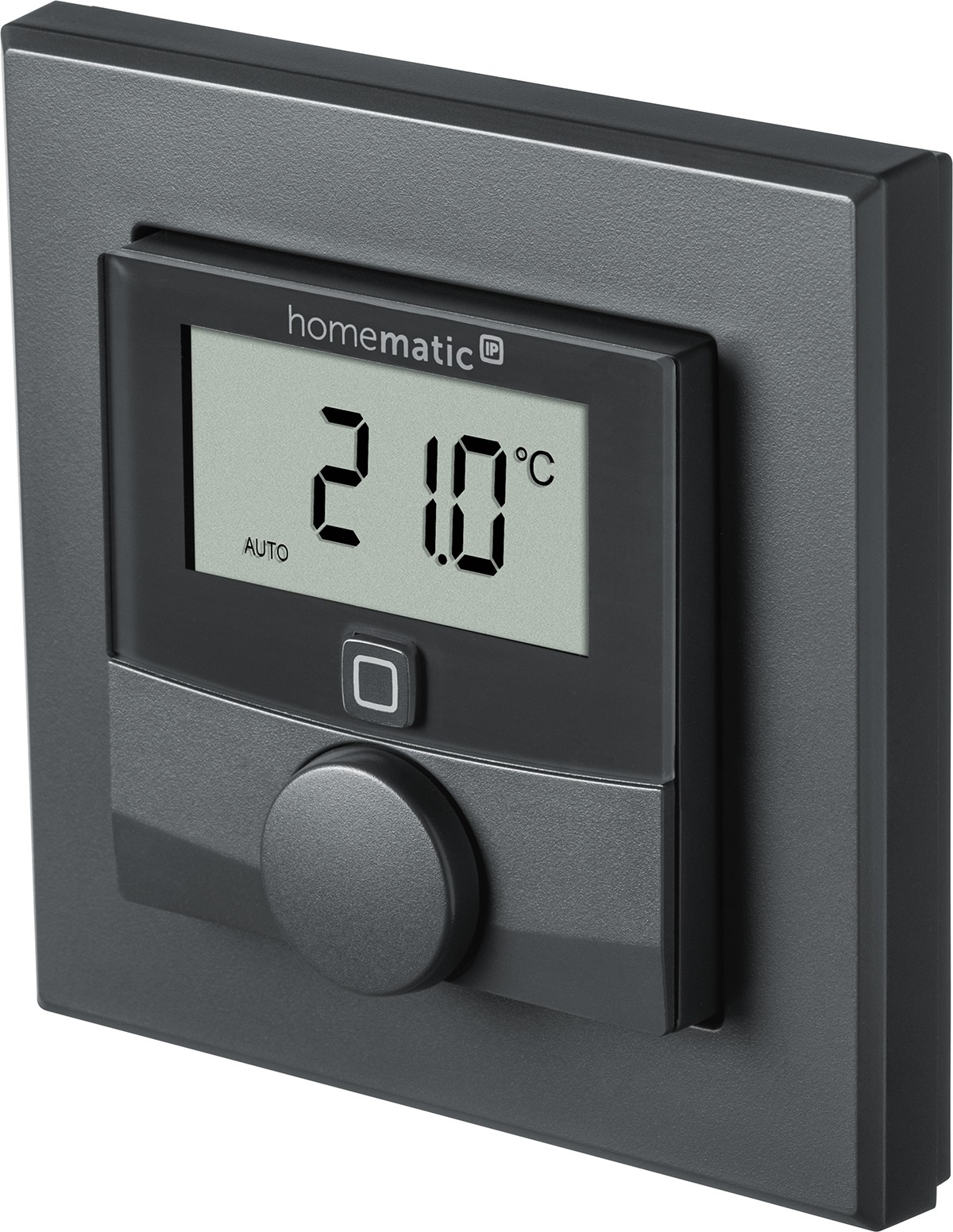 Homematic IP Smart Home Temperatur- und Luftfeuchtigkeitssensor HmIP-STHD mit Display, innen