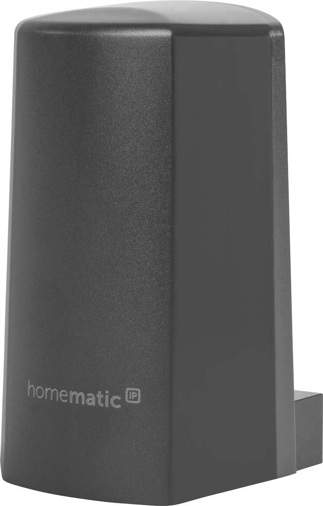 Homematic IP Smart Home Funk-Temperatur- und Luftfeuchtigkeitssensor HmIP-STHO-A, anthrazit, außen