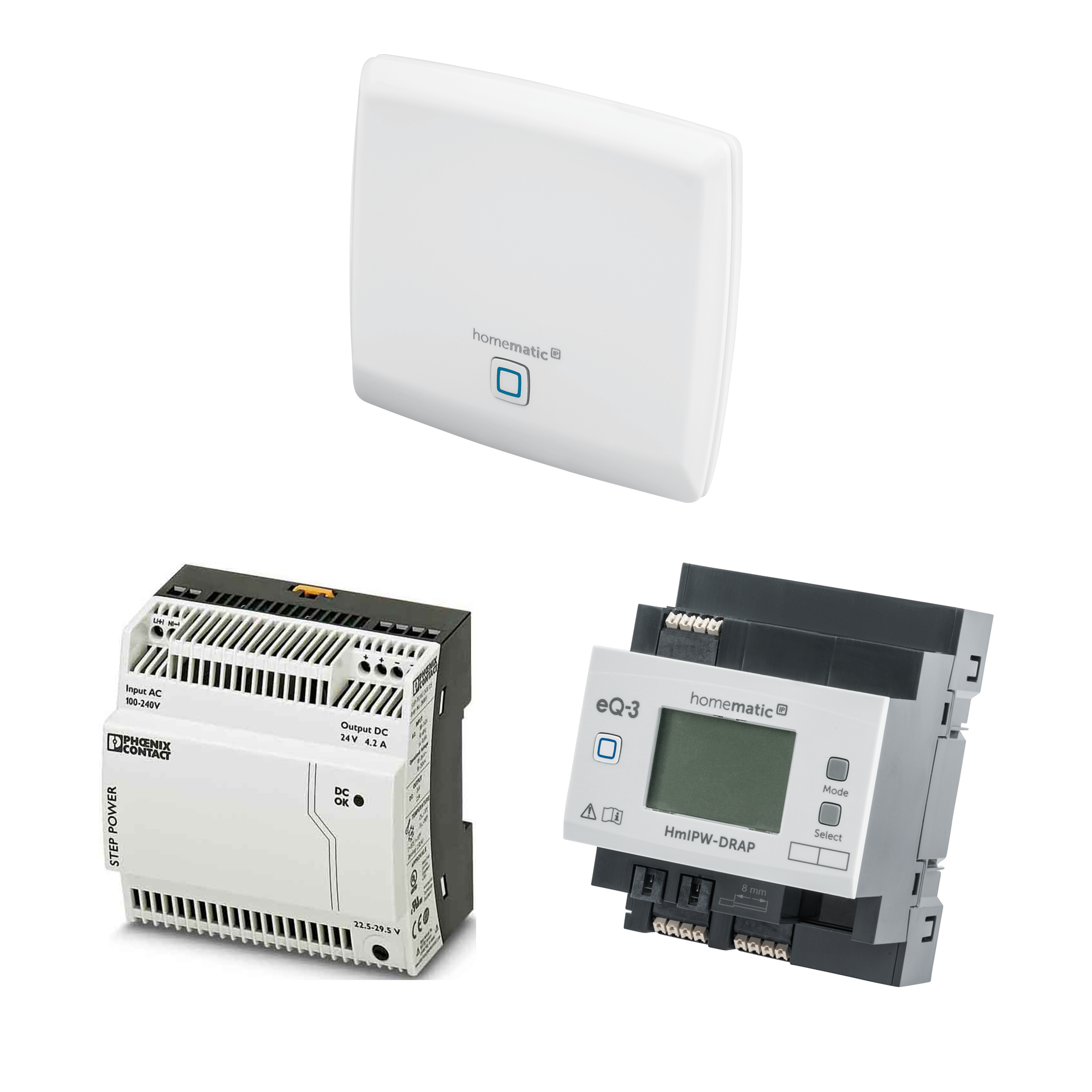 Homematic IP Wired Smart Home 3-fach-Dimmaktor HmIPW-DRD3, VDE zertifiziert