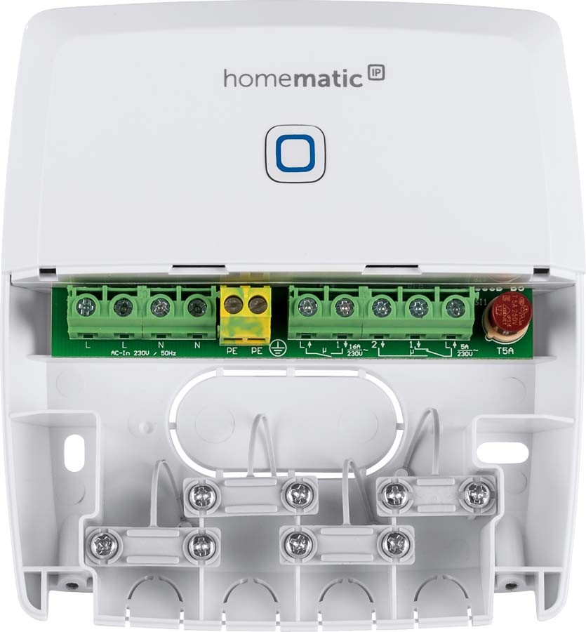 Homematic IP Smart Home 2-fach Schaltaktor HmIP-WHS2 für Heizungsanlagen