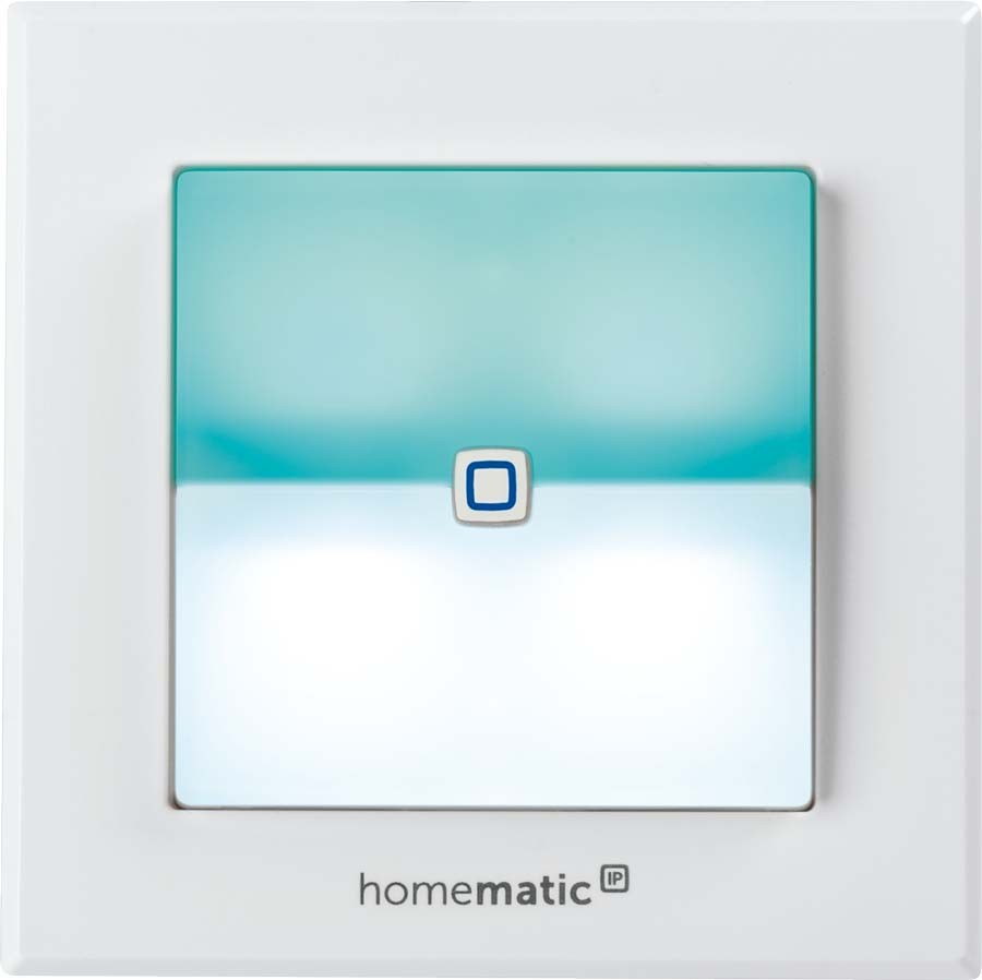 Homematic IP Smart Home Schaltaktor für Markenschalter mit Signalleuchte HmIP-BSL