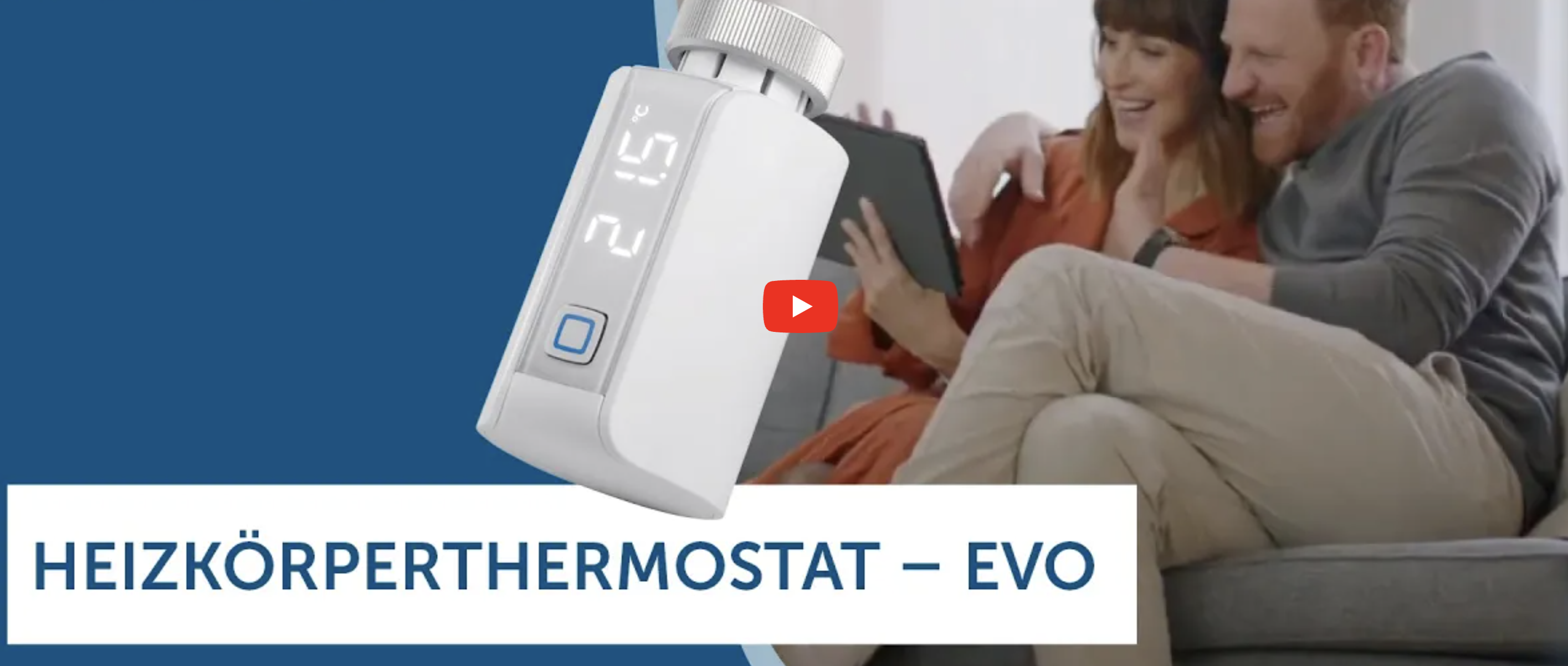 Homematic IP Smart Home Heizkörperthermostat Evo, HmIP-eTRV-E-S, silber