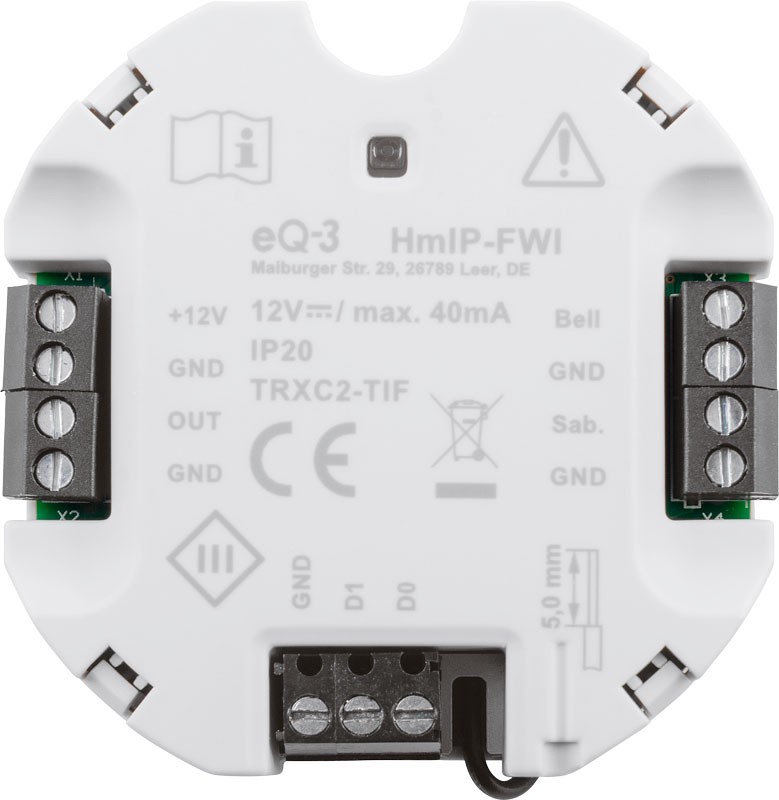 Homematic IP Smart Home Wiegand-Schnittstelle HmIP-FWI