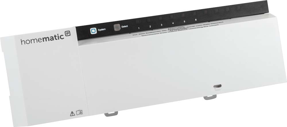 Homematic IP Wired Smart Home Fußbodenheizungscontroller HmIPW-FAL230-C6 – 6-fach, 230 V