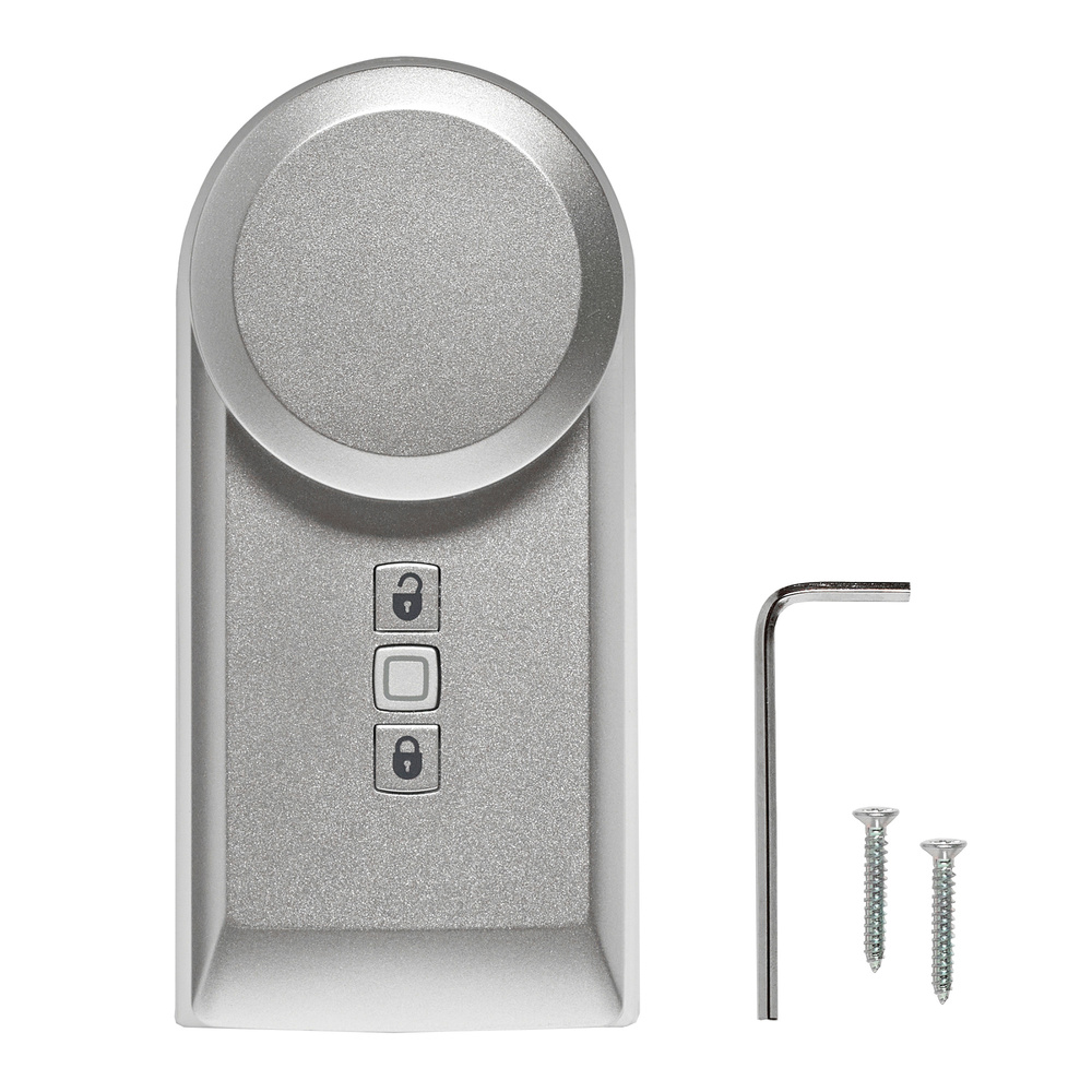 Homematic IP Smart Home Türschlossantrieb HmIP-DLD-S, silber