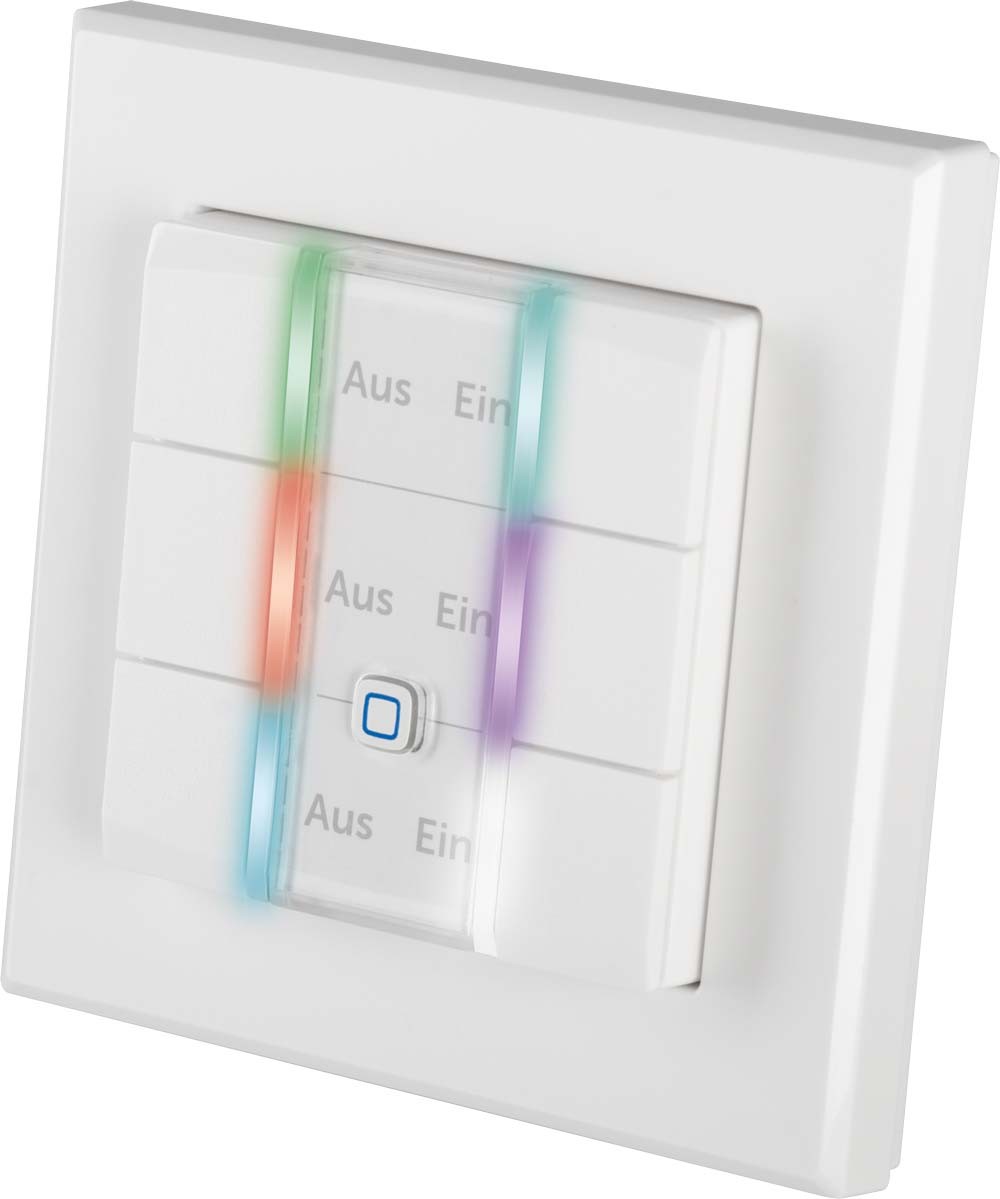 Homematic IP Wired Smart Home Wandthermostat mit Luftfeuchtigkeitssensor HmIPW-WTH