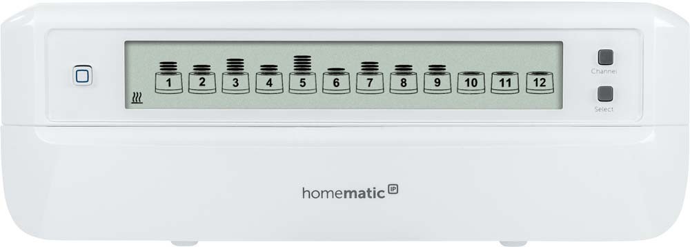 Homematic IP Wired Smart Home Fußbodenheizungscontroller - 12-fach, motorisch, HmIPW-FALMOT-C12