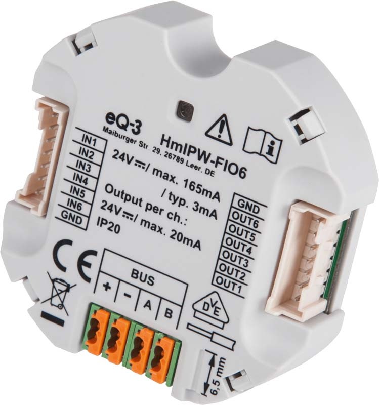 Homematic IP Wired Smart Home Glasdisplay HmIPW-WGD