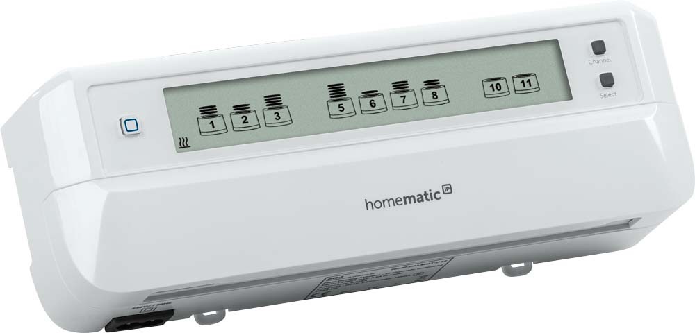 Homematic IP Smart Home Set Fußbodenheizungssteuerung für 4 Räume