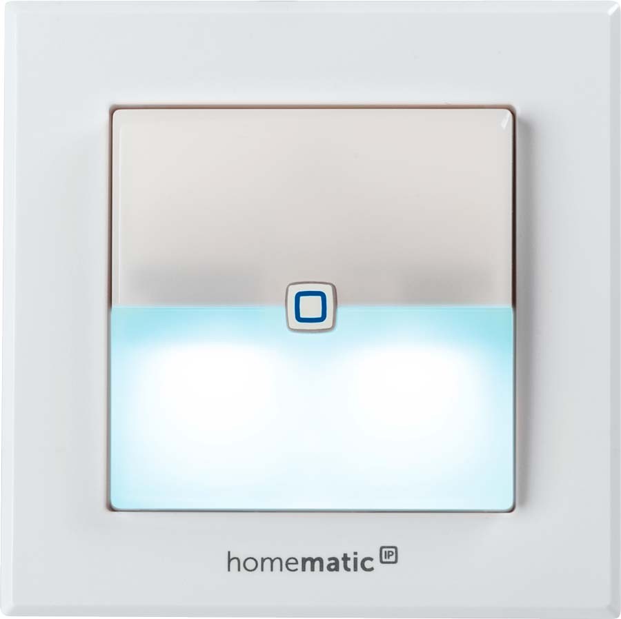 Homematic IP Smart Home Schaltaktor für Markenschalter mit Signalleuchte HmIP-BSL