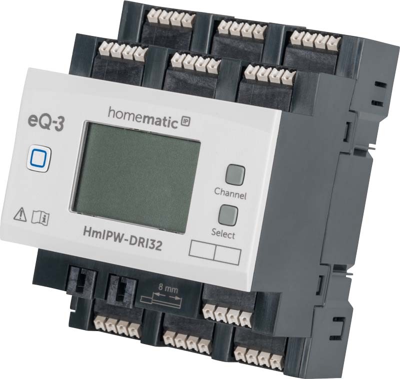 Homematic IP Wired Smart Home 32-fach-Eingangsmodul HmIPW-DRI32, VDE zertifiziert