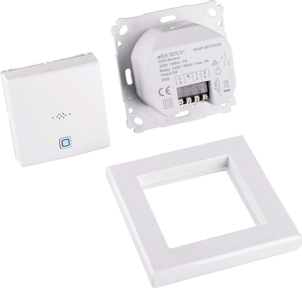 Homematic IP Smart Home CO2-Sensor HmIP-SCTH230, 230 V