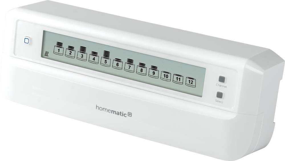 Homematic IP Smart Home Fußbodenheizungscontroller – 12-fach, motorisch, HmIP-FALMOT-C12