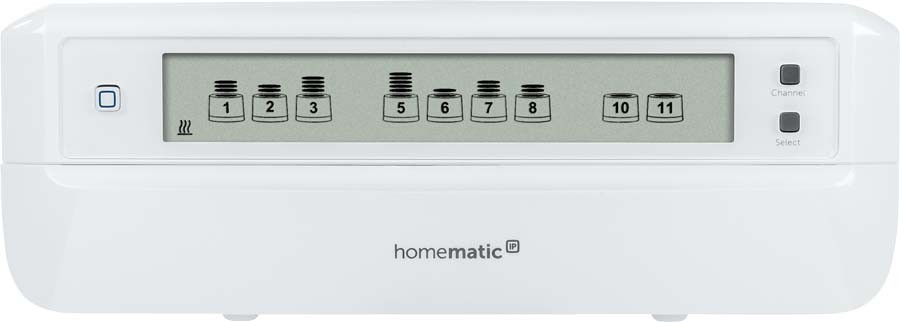 Homematic IP Smart Home Fußbodenheizungscontroller – 12-fach, motorisch, HmIP-FALMOT-C12