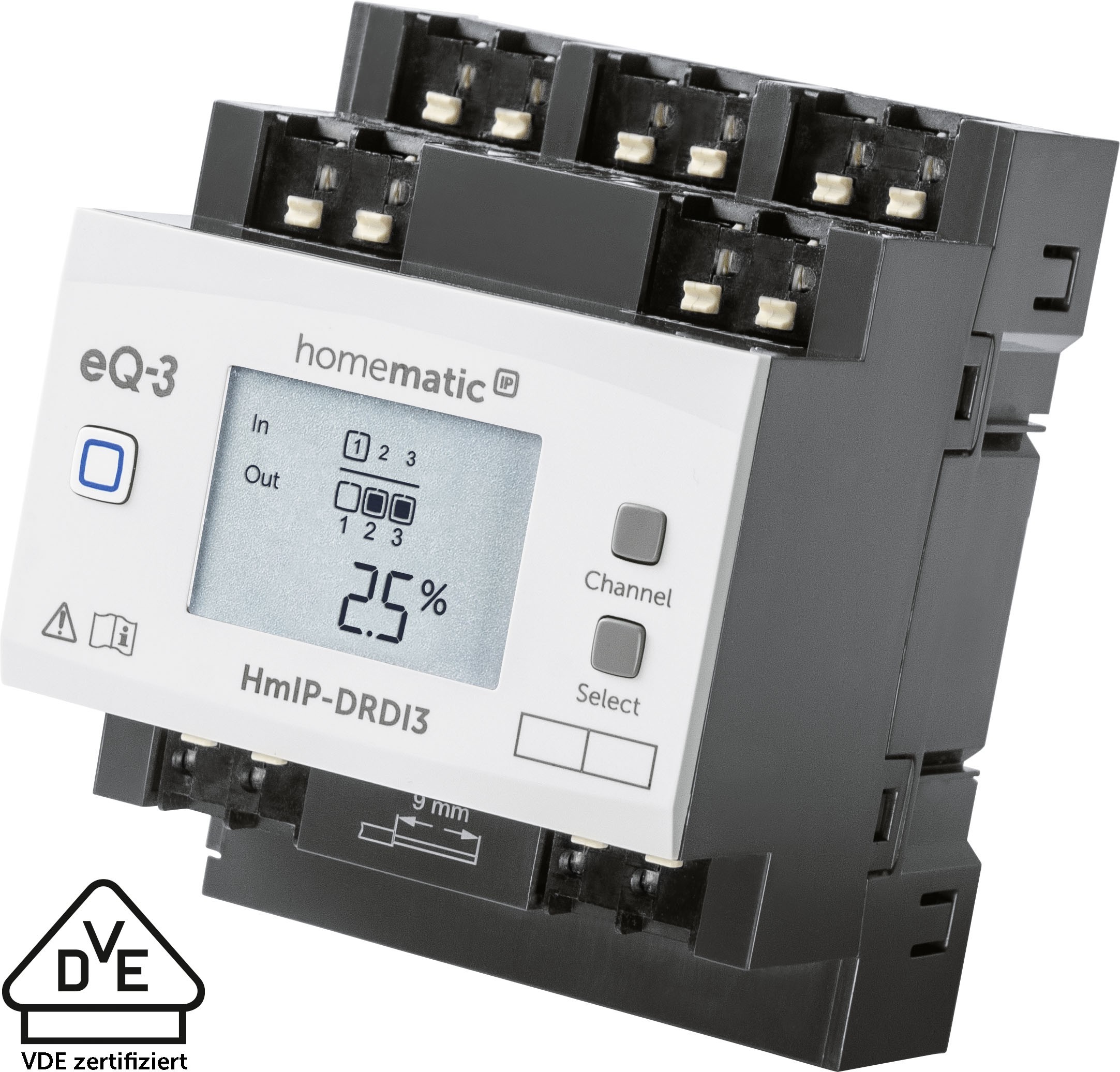 Homematic IP Smart Home Dimmaktor Unterputz HmIP-FDT – Phasenabschnitt