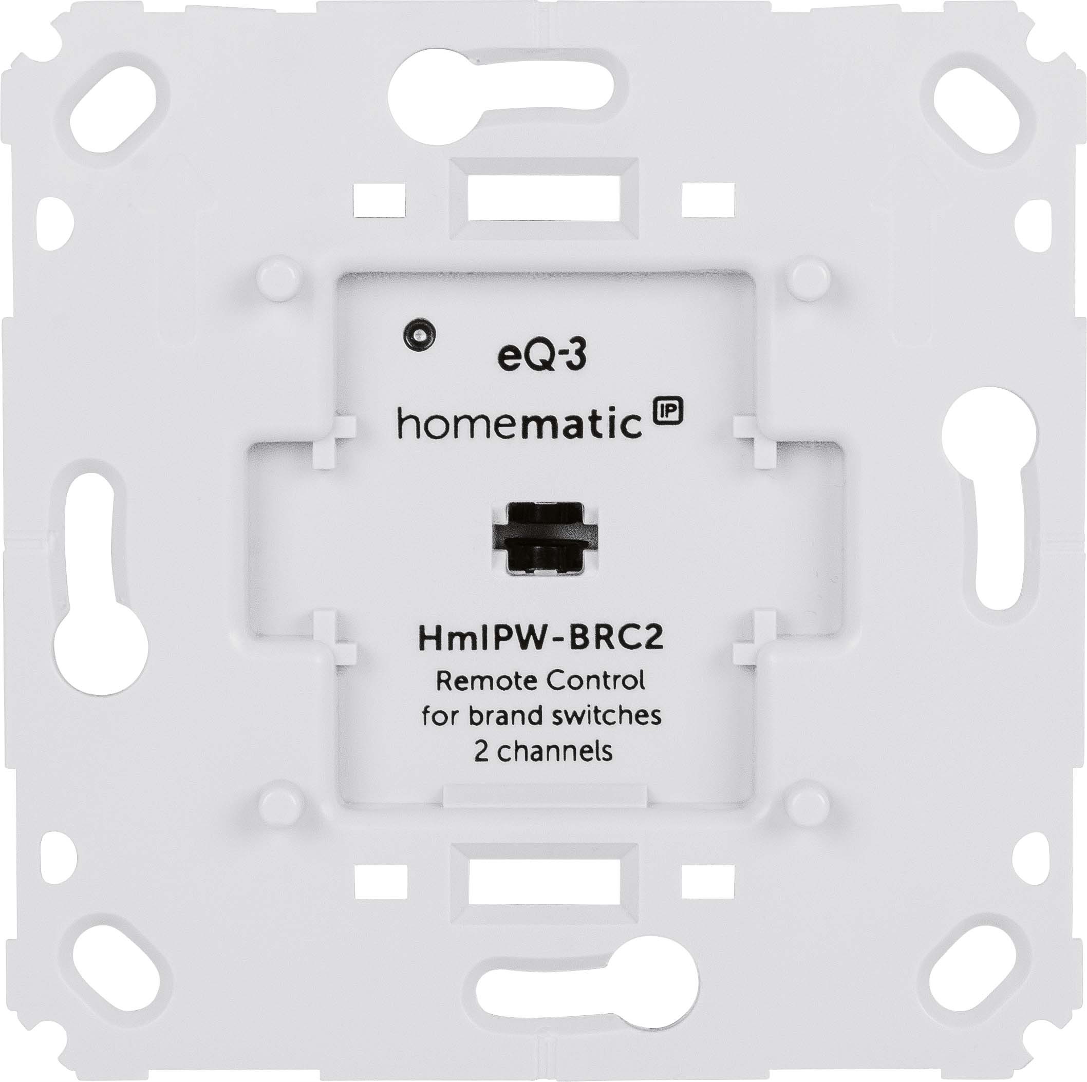 Homematic IP Wired Smart Home Wandtaster für Markenschalter HmIPW-BRC2, 2-fach