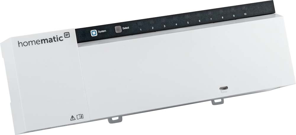 Homematic IP Wired Smart Home Fußbodenheizungscontroller HmIPW-FAL24-C10 – 10-fach, 24 V