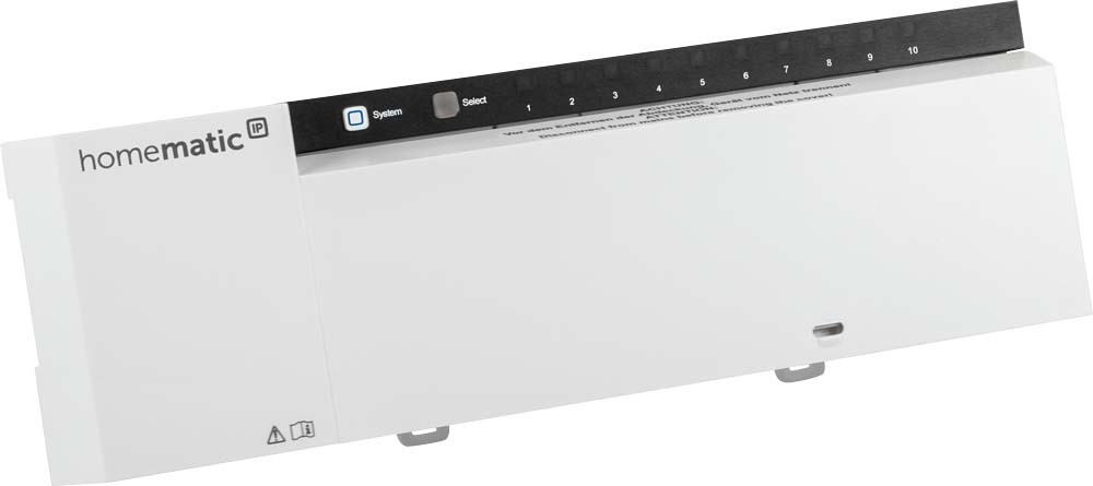 Homematic IP Wired Smart Home Fußbodenheizungscontroller HmIPW-FAL230-C10 – 10-fach, 230 V