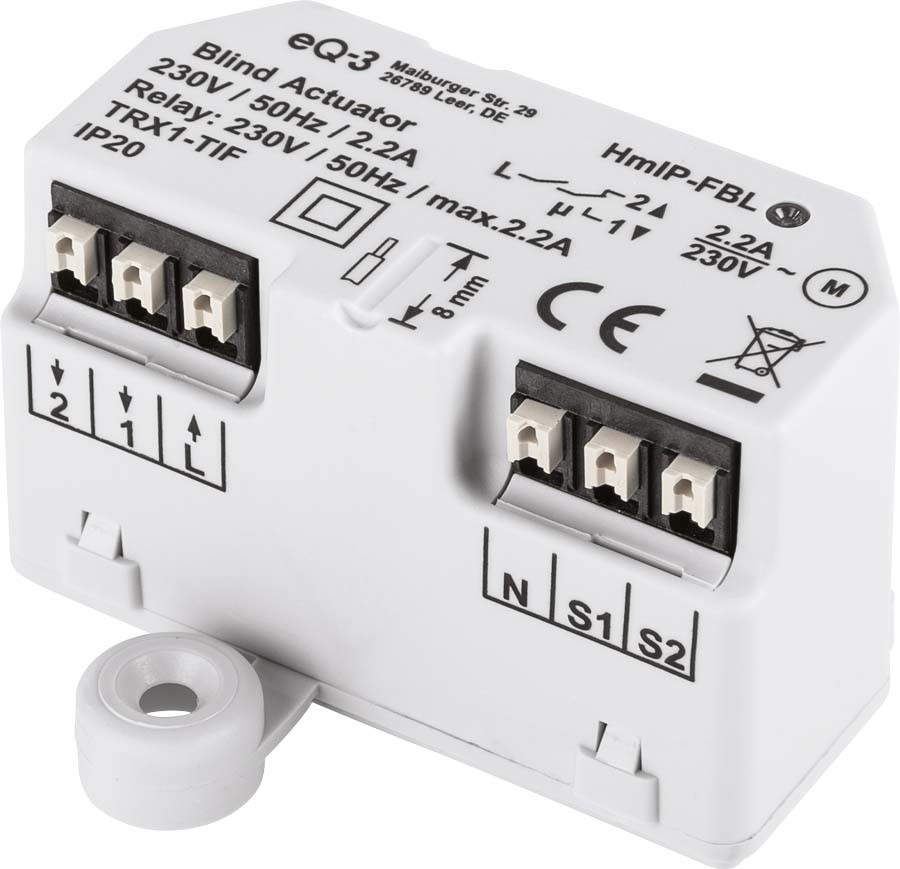 Homematic IP Jalousieaktor HmIP-FBL – Unterputz