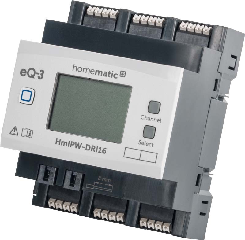 Homematic IP Wired Smart Home 16-fach-Eingangsmodul HmIPW-DRI16, VDE zertifiziert