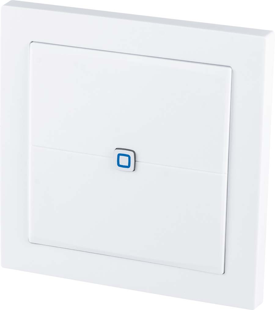 Homematic IP Smart Home Wandtaster für Markenschalter, 2-fach HmIP-BRC2